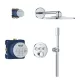 Grohe SmartControl termosztátos zuhanyrendszer precíz vezérléssel króm színben