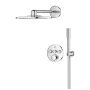 Grohe SmartControl termosztátos zuhanyrendszer precíz vezérléssel króm színben