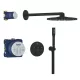 Grohe QuickFix Precision SmartControl termosztátos zuhanyrendszer Vitalio SmartActive 310 fejzuhannyal matt fekete