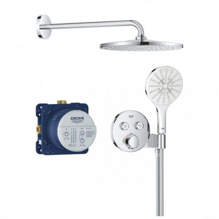 Grohe QuickFix Precision SmartControl Termosztátos zuhanyrendszer Vitalio Rain Mono 310 fejzuhannyal, króm 34877000