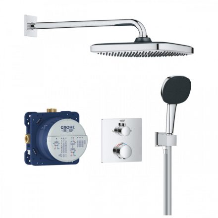 Grohe QuickFix Precision Thermostat rejtett zuhanyrendszer Vitalio Comfort 250 fejzuhannyal, króm 34882000