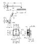 Grohe QuickFix Precision Thermostat rejtett zuhanyrendszer Vitalio Comfort 250 fejzuhannyal, króm 34882000