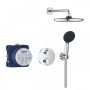 Grohe QuickFix Precision Thermostat rejtett zuhanyrendszer Vitalio Start 250 fejzuhannyal, króm 34883000