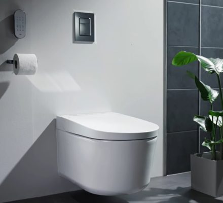 Grohe Sensia Pro fali bidéfunkciós teljes WC-rendszer falsík mögötti öblítőtartályokhoz, alpin fehér 36508SH0