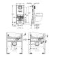 Grohe Rapid SLX 4 az 1-ben WC szett, 1,13 méteres telepítési magasság 36509SH0