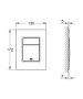 Grohe Skate Cosmopolitan S nyomólap, rose arany 37535DA0