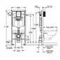 Grohe Rapid SL WC tartály szerelőelem 38528001 (38528 001)