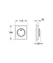 Grohe Skate nyomólap, króm 38595000