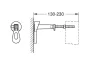 Grohe Rapid SL fali WC szett Artist rimless rövidített WC csészével és Skate Cosmopolitan fehér nyomolap