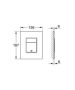 Grohe Skate Cosmopolitan króm/daVinci szatén nyomólap 38845MF0