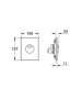 Grohe Skate nyomólap, króm 38862000