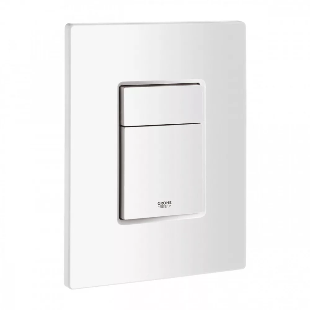 thumbnail image 2 of GROHE Skate WC Flush Plate - Alpine White Push Plate For Toilet With Eco Joy Technology 2 of 11