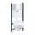 Grohe Solido Compact 4 az 1-ben WC szett tartállyal, fali WC-vel és fehér nyomólappal