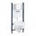 Grohe Solido Compact 4 az 1-ben WC-szett tartállyal, fali WC-vel, fehér nyomólappal 39117000