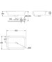 Grohe Eurosmart mosdótál 60x42,2 cm, HyperClean és Proguard bevonattal, alpin fehér 39124001