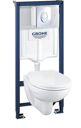 Grohe Solido 4 az 1-ben WC-készlet, 1,13 m beépítési magasság 39190000
