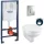 Grohe Bau Ceramic fali WC szett Rapid SL