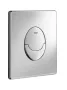 Grohe Bau Ceramic fali WC szett beépíthető tartállyal és króm nyomólap