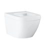 Grohe Euro Ceramic fali kompakt WC Triple Vortex öblítéssel, Rimless, alpin fehér 39206000