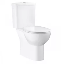  Grohe Bau Ceramic WC csésze Rimless, öblítőtartállyal és ülőkével, alpin fehér 39346000