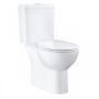 Grohe Bau Ceramic WC csésze Rimless, öblítőtartállyal és ülőkével, alpin fehér 39346000