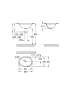Grohe Bau Ceramic beépíthető univerzális mosdó túlfolyóval 56x42 cm, alpin fehér 39423000