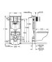 Grohe QuickFix Solido 4 az 1-ben WC-szett tartállyal, fali WC-vel, rögzítőidommal, nyomólappal 39467000