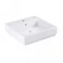 Grohe Cube Ceramic falra szerelhető mosdótál 50x49 cm, PureGuard bevonattal, alpin fehér 3947400H