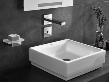 Grohe Bau Ceramic mosdótál 40x40 cm PureGuard bevonattal, alpin fehér 3948200H