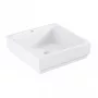 Grohe Bau Ceramic mosdótál 40x40 cm PureGuard bevonattal, alpin fehér 3948200H