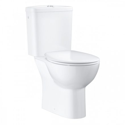 Grohe Bau Ceramic monoblokkos WC szett tartállyal és ülőkével, alpin fehér 39495000