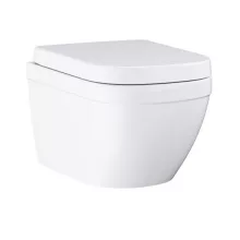   Grohe Euro Ceramic perem nélküli fali WC, Soft Close ülőkével, alpin fehér 39554000