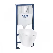   Grohe Solido 4 az 1-ben WC-csésze tartállyal, nyomólappal, rögzítőidommal, alpin fehér 39583000