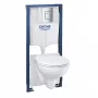 Grohe Solido 5 az 1-ben WC szett tartállyal szerelőkerettel és nyomólappal alpin fehér