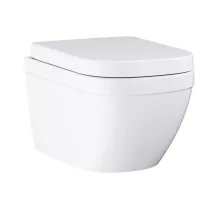   Grohe Euro Ceramic kompakt függesztett fali WC csésze, SoftClose ülőkével, alpin fehér 39693000