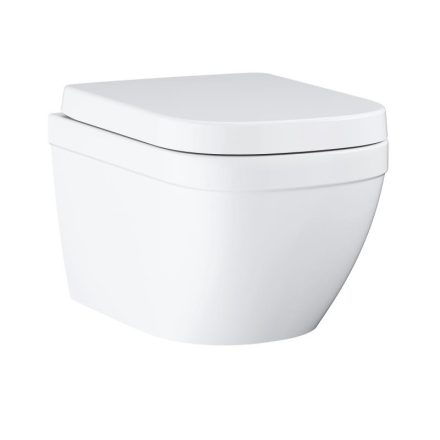 Grohe Euro Ceramic kompakt függesztett fali WC csésze, SoftClose ülőkével, alpin fehér 39693000