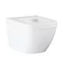 Grohe Euro Ceramic kompakt függesztett fali WC csésze, SoftClose ülőkével, alpin fehér 39693000