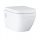 Grohe Euro Ceramic fali WC csésze öblítőperem nélkül, ülőkével, alpin fehér 39703000