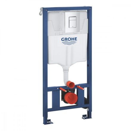 Grohe Rapid SL 4 az 1-ben WC-szett öblítőtartállyal, króm nyomólappal, rögzítőidommal, függőleges tartóval 39859000