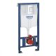 Grohe Rapid SL 4 az 1-ben WC-szett öblítőtartállyal, króm nyomólappal, rögzítőidommal, függőleges tartóval 39859000