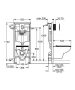 Grohe QuickFix Solido 5 az 1-ben beépíthető WC szett, szerelőelemmel, öblítőlappal, tartállyal, fehér 39902000