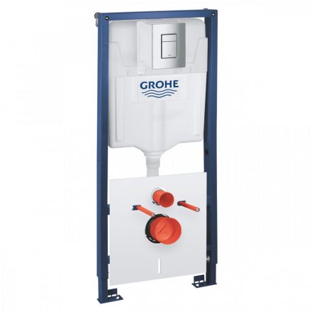 Grohe QuickFix Solido 4 az 1-ben WC-szett zajcsillapítóval, rögzítőidommal, króm nyomólappal 39930000