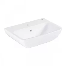   Grohe QuickFix Start Edge Ceramic mosdó 55x40 cm, túlfolyóval és csaplyukkal, alpin fehér 39949000