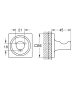 Grohe Allure fürdőköpeny akasztó, króm 40284001