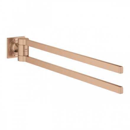 Grohe Allure dupla törölközőtartó, szálcsiszolt rose arany 40342DL1