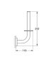 Grohe Essentials tartalák WC papír tartó, króm 40385001