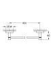 Grohe Essentials fali fürdőlepedő tartó, króm 40386001