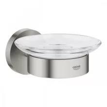   Grohe Essentials szappantartó tartókonzollal, rozsdamentes acél hatású 40444DC1
