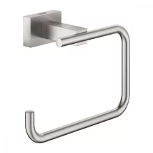   Grohe Essentials Cube fedél nélküli WC papír tartó, rozsdamentes acél hatású 40507DC1
