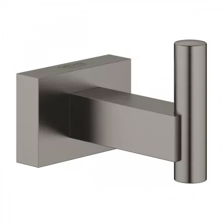 Grohe Essentials Cube fürdőköpeny akasztó, szálcsiszolt grafit 40511AL1